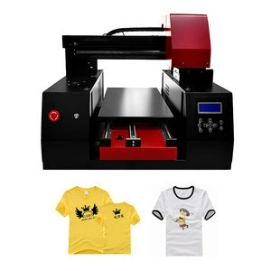 Factory 6 Color 33*60cm  A3 Inkjet Flatbed T shirt printer Garment Printing Machine price