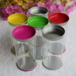 Factory cheap price pvc clear tin bucket plastic boxes cement use metal can with a