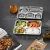 Import Factory Cheap School Stainless steel 5 compartment divided partition fast food mess tray dinner plate lunch box with cover from China