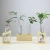 Import Factory Crystal Glass Test Tube Vase in Wooden Stand Flower Pots for Hydroponic Indoor plants that grow in water from China
