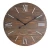 Import Factory Customized Outdoor Large Size Rustic Style Frameless Wood Craft Wooden Wall Clock from China