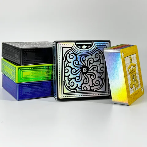 Buy Factory Luxury Limited Edition Cool Playing Cards Deck Silver Foil ...
