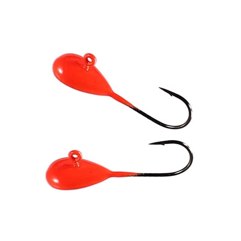 Factory Made New Design crappie jigging head leaded head  root jigging hook