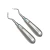 Import Factory Price Dental Orthodontic Root Elevator Set Dental Instrument Tools 2 Pcs Set Thumb Rest Handle Surgical Dental from China