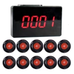 Factory price hotel cafe restaurant service wireless waiter call system