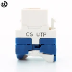 Factory Price UTP Networking RJ45 Cat 6 Module Cat6 Network Wall Modular Keystone Insert Keystone Jack Brand Kico or OEM