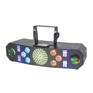 Factory Price UV Wash Moon Strobe Laser 5in1 Effect 60w Colorful LED Stage Light For DJ KTV Show Party