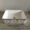 Factory wholesale gold-plated Ceramic Table Basin hotel bathroom wash basin