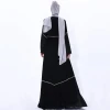 Factory wholesale high quality muslim dress long sleeve islamic clothing middle east long dress with belt