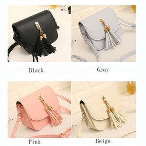 Fashion 2019 Small Chains Bag Women Candy Color Tassel Messenger Bags Female Handbag Shoulder Bag