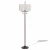 Import fashion and luxury modern  K9 crystal floor standing lamp from China