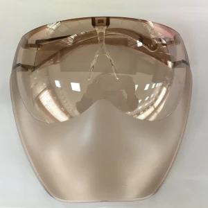 fashion anti fog acrylic color clear transparent protective face shields glasses plastic face shield