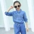Import Fashion Denim kid girls clothing cotton kids clothing baby girls jeans clothes set from China