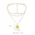 Import Fashion Double Layered Gold Plating Figure Statue Coin Pendant Necklace Multiple Imitation Pearl Pendant Necklace from China
