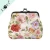 Import Fashion flower design women girls hot sale coin pouch small promotional fancy canvas coin purse from China
