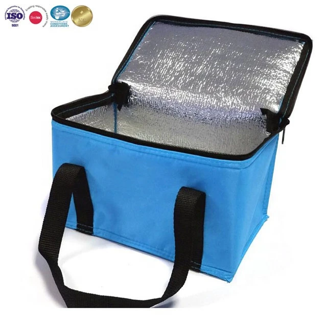 Fashion Insulated Thermal Lunch Cooler Bag with Aluminum Foil
