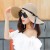 Import Fashion Lady Big Brim Floppy Foldable Bowknot Straw Hat Summer Beach Hat Sun Hat from China