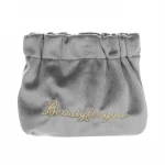 Fashion Luxury Flannel Winter Velvet Organizer Bag Toiletry Travel Women Cosmetic Toiletry Bag