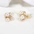 Import Fashion pearl accessory 9K gold stud pearl earring mounting for women from China