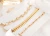 Import Fashion shoe card string gold designs chain beautiful foot anklet for women new 2018 Wholesale NS803682 from China
