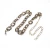 Fashion Women&#x27;s Metal Link Waist Chain Oval Circle Dresses Decoration Women Chain Belts
