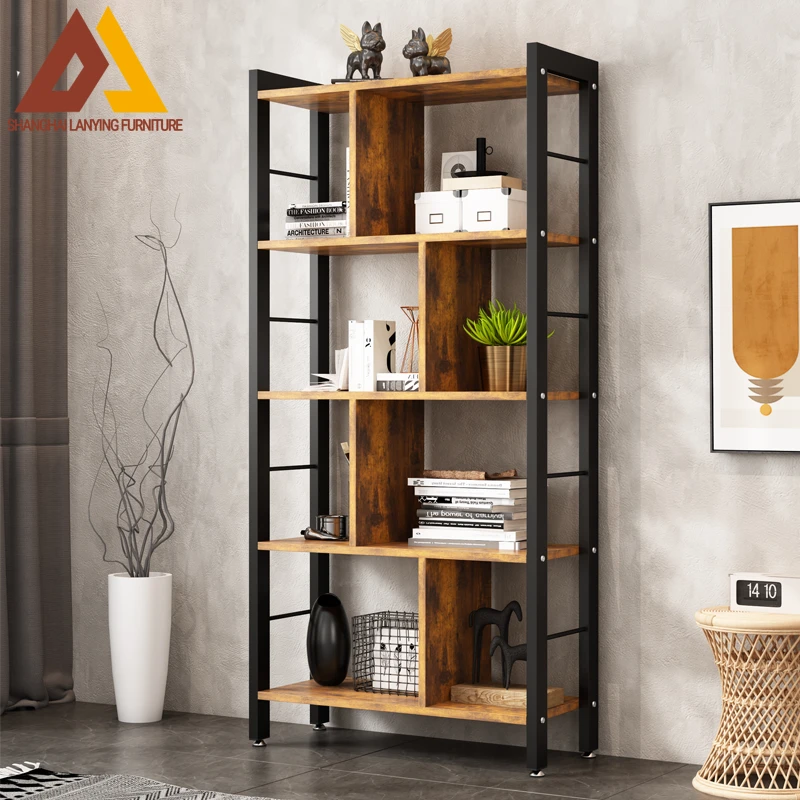 Fashionable Great Sale Home Library Furniture Office Black Bookshelf