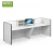 Import Fashionable White MFC board design small front counter desk company reception desk Salon reception Desk from China