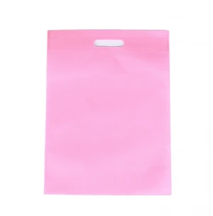 Fast delivery foldable d-cut nonwoven die cut non woven shopping tote bag