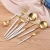 FDA Approved Fork Knife Spoon 304 High Quality Stainless Steel Wedding Titanium Flatware Set