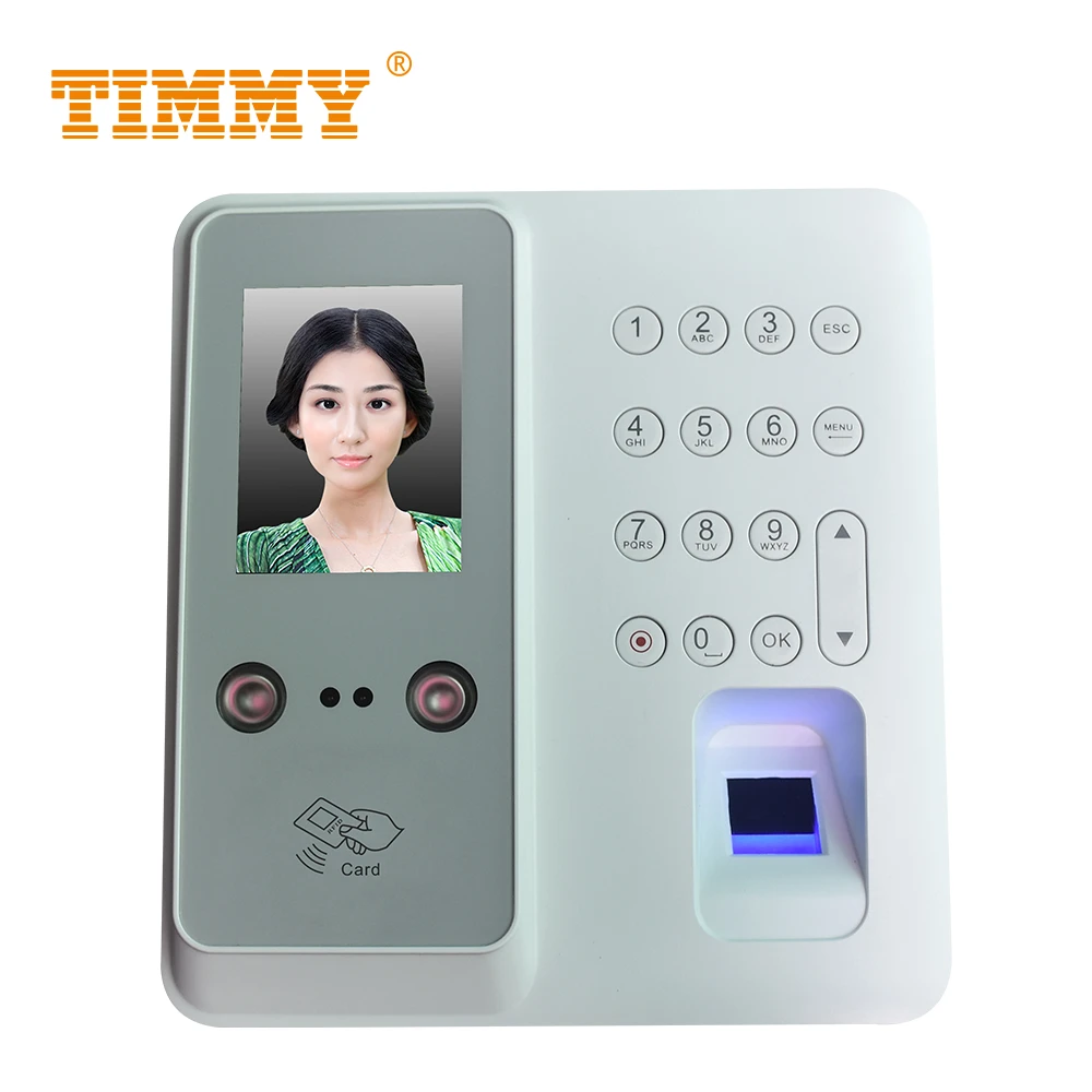 Fingerprint RFID card biometric eye scanner facial recognition device  time  attendance system