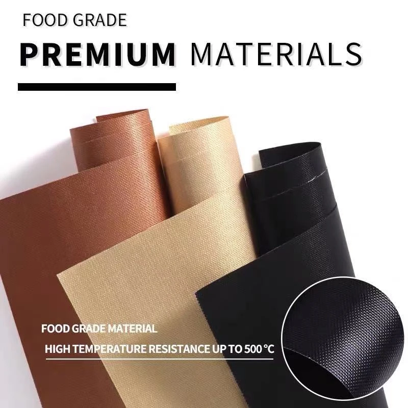 Fireproof Non-stick PTFE coated BBQ Grill Mat Oven Liner