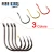 Import FISH KING 100/50pcs/lot High Carbon Fishing Hooks Fishing Hook Set With Lowest Price from China