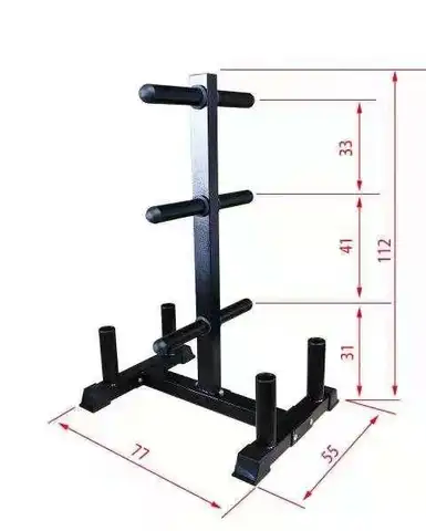 Buy Fitness Equipment Bodybuilding Training Barbell Bar Storage Gym ...