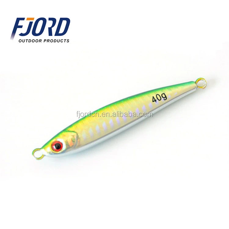 FJORD Spanish mackerel metal sinking pencil jigging lure 16g30g40g60g lead vertical micro fishing jigs