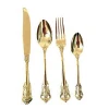 flatware cutlery stainless steel gold cutlery flatware set