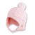 Fleece Kids Hat With Ear Flap Baby Cap With A Ball Top Children Winter Hat