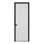 Flush Door One Way Glass Door Aluminium Glass Casement Door