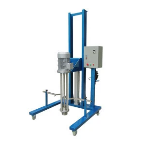 FML pneumatic lift homogenizer disperser movable high shear dispersing emulsifying machine Electrical hydraulic lift homogenizer