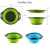 Import Foldable silicone Collapsible Kitchen Colander Kitchen Tools Fruit Vegetable Strainer Drainer Washing Basket from China
