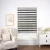 For Office Sliding Doors  Blackout Window Treatment Valance Dual Layer Sheer or Privarcy Zebra Blinds