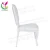 Foshan Hotel Furniture French  Modern Design  White Aluminum  Frame Room chairs  Restaurant dining chairs for events