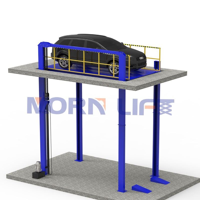 Four post vehicle lift hydraulic car lifts equipment for home use
