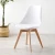 Import Free Sample China Factory Cheap Dining Furniture Wholesale Modern Nordic Dining Chair With Wood Legs from China