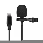 Free Sample Factory OEM 3.5mm Smart phone Mic Phones Sound Style mini lavalier microphone for professional lapel mic Live video