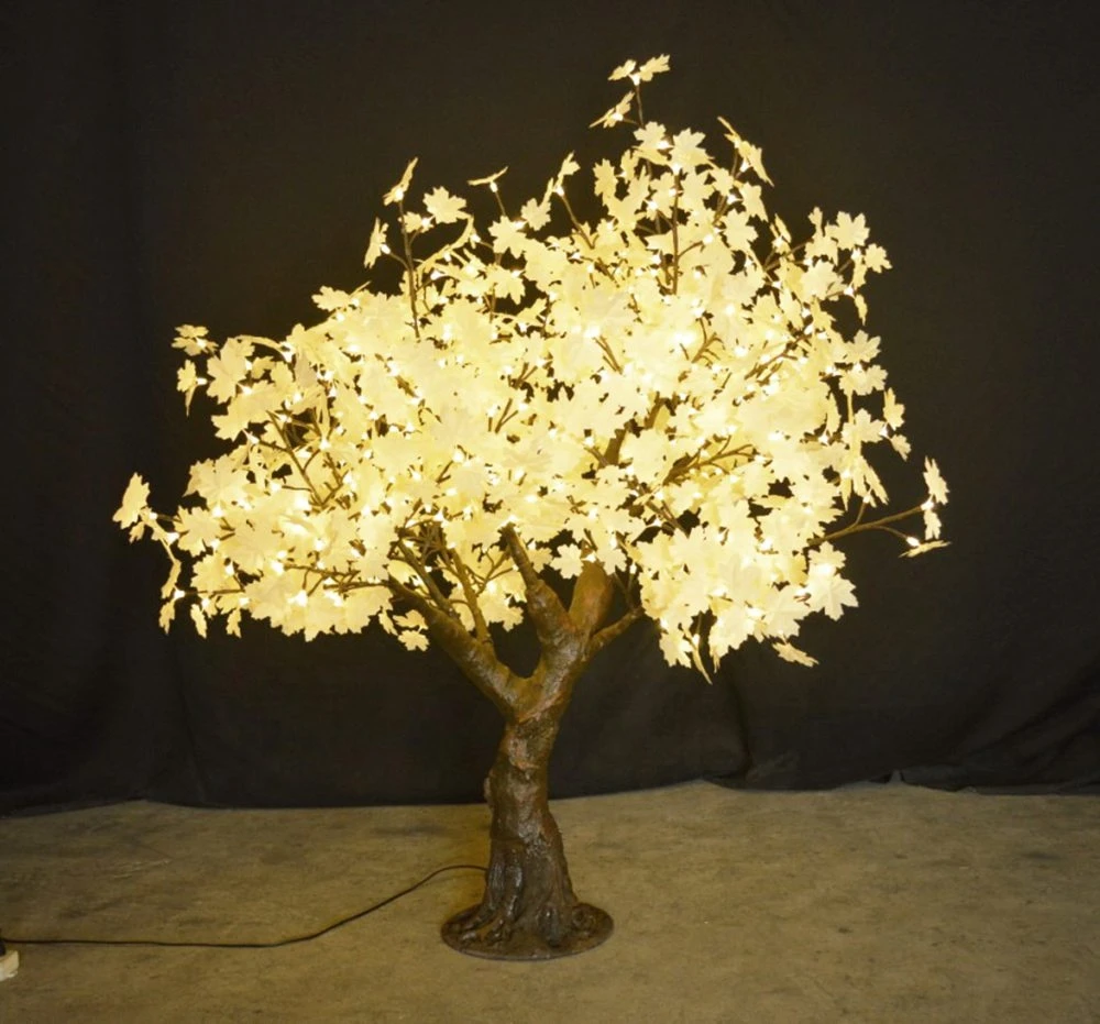 Free shipping 1.5m Indoor outdoor decoration Led maple tree light