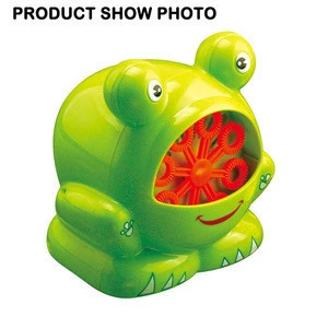 Frog Bubble Machine 120ML Battery Operated Water Bubble Toy