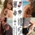 Full Arm Temporary Tattoo, Temporary Tattoo Black tattoo Body Stickers for Man Women Accept custom, welcome to customize