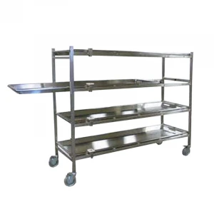 Funeral Supply Stainless Steel Corpse Dead Body Storage Moutuary Storage Rack