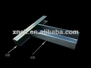 Galvanized Light Steel Keel CD UD Profiles for Ceiling System