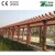 Import Garden backyard outside aluminum steel galvanized composite WPC pergola With CAD drawing from China